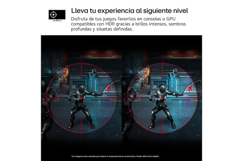 LG  Monitor gaming UltraGear™ FHD 180Hz de 27 pulgadas | 1ms (GtG), HDR10, FreeSync™, 27GS65F-B