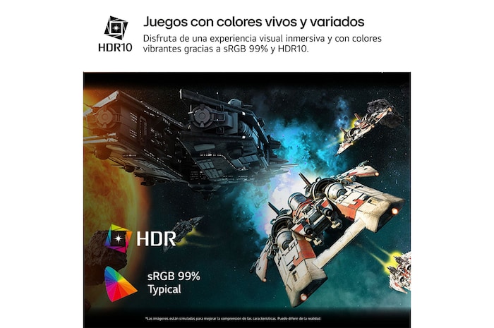 LG  Monitor gaming UltraGear™ FHD 180Hz de 27 pulgadas | 1ms (GtG), HDR10, FreeSync™, 27GS65F-B