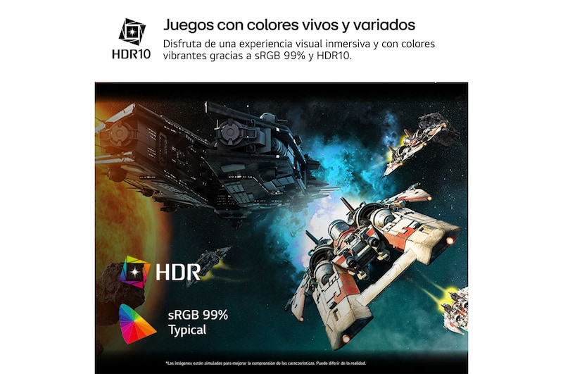 LG  Monitor gaming UltraGear™ FHD 180Hz de 27 pulgadas | 1ms (GtG), HDR10, FreeSync™, 27GS65F-B