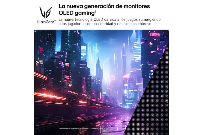 LG Monitor Gaming OLED LG UltraGear, 27", OLED QHD (2560x1440), 240Hz, 0,03 ms, 27GS95QE-B