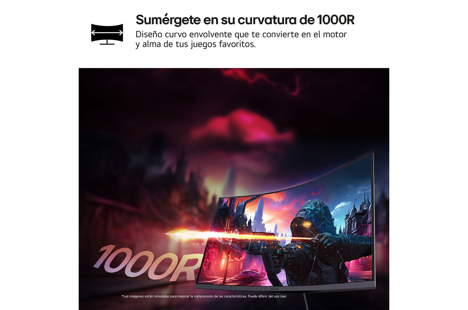 LG Monitor LG UltraGear  32'' , QHD, 180 Hz, 1ms, 32GS60QC-B