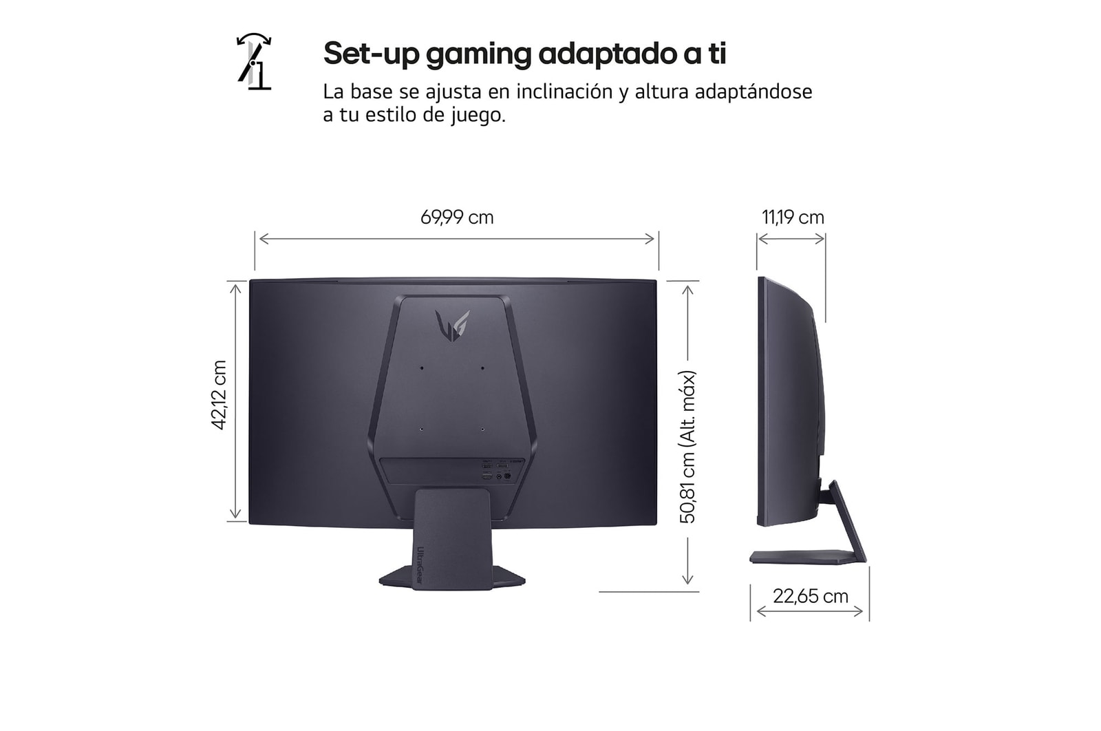 LG Monitor LG UltraGear  32'' , QHD, 180 Hz, 1ms, 32GS60QC-B