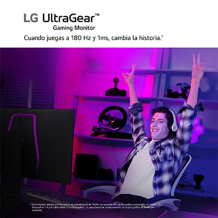 LG Outlet Monitor LG UltraGear  32'' , QHD, 180 Hz, 1ms, 32GS60QC-B.OUTLET