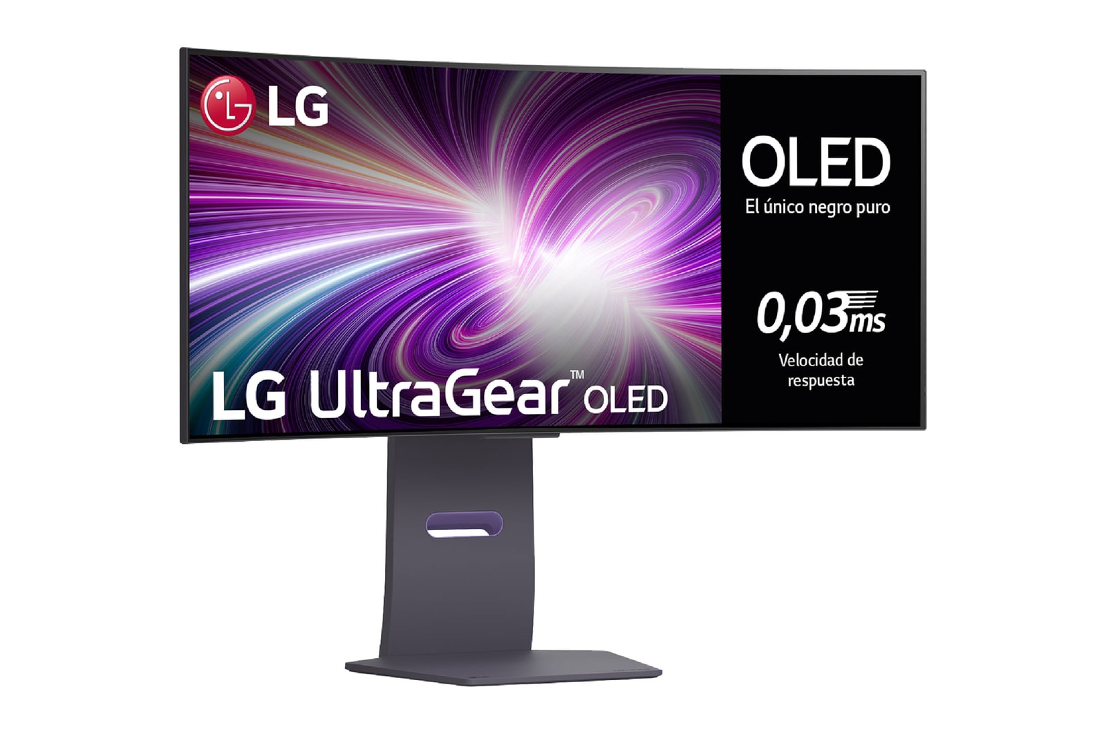LG UltraGear™ de 34 pulgadas Monitor Gaming OLED WQHD Curvo de 240Hz | 0,03ms tiempo de respuesta, Compatible con G-SYNC®, FreeSync™ Premium Pro, 34GS95QE-B