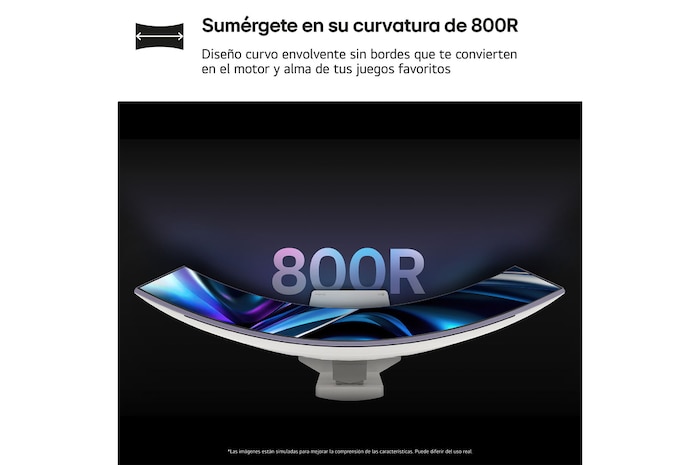 Sumergete en su curvatura de 800R