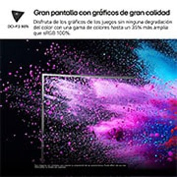 Gran pantalla con graficos de gran calidad