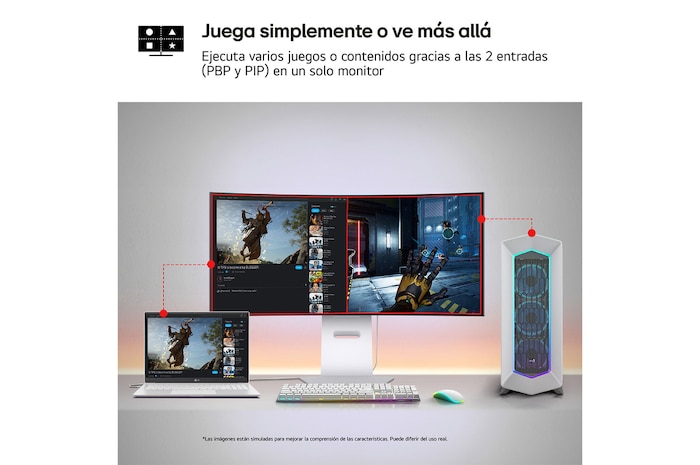 Juega simplemente o ve mas alla