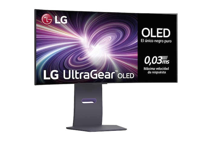LG UltraGear™ de 39 pulgadas Monitor Gaming Curvo OLED WQHD de 240Hz | 0.03ms tiempo de respuesta, Compatible con G-SYNC®, FreeSync™ Premium Pro, 39GS95QE-B