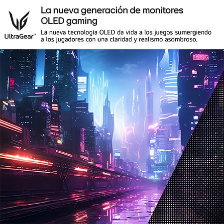 LG Outlet LG UltraGear™ de 39 pulgadas Monitor Gaming Curvo OLED WQHD de 240Hz | 0.03ms tiempo de respuesta, Compatible con G-SYNC®, FreeSync™ Premium Pro, 39GS95QE-B.OUTLET