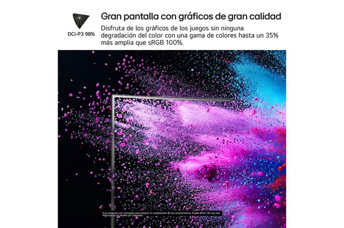 LG UltraGear™ de 39 pulgadas Monitor Gaming Curvo OLED WQHD de 240Hz | 0.03ms tiempo de respuesta, Compatible con G-SYNC®, FreeSync™ Premium Pro, 39GS95QE-B