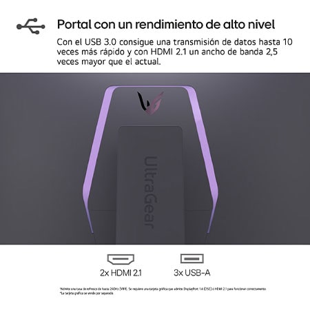 LG Outlet LG UltraGear™ de 39 pulgadas Monitor Gaming Curvo OLED WQHD de 240Hz | 0.03ms tiempo de respuesta, Compatible con G-SYNC®, FreeSync™ Premium Pro, 39GS95QE-B.OUTLET