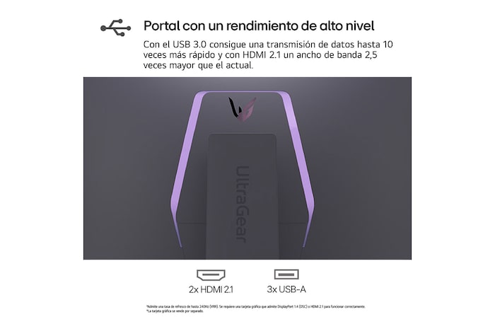 LG UltraGear™ de 39 pulgadas Monitor Gaming Curvo OLED WQHD de 240Hz | 0.03ms tiempo de respuesta, Compatible con G-SYNC®, FreeSync™ Premium Pro, 39GS95QE-B