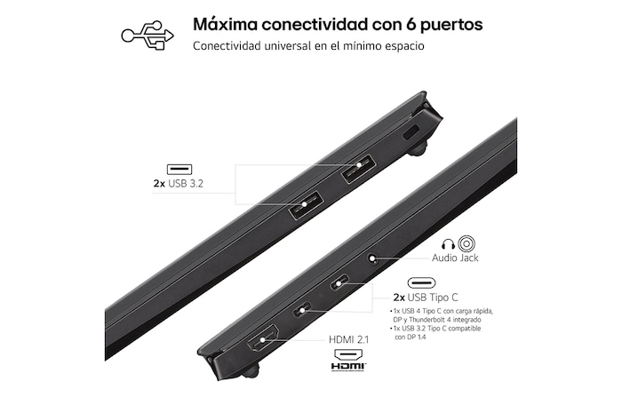 LG gram de 14 pulgadas Laptop Ligero de 16GB RAM Intel® Core™ Ultra 5 | Windows 11, Pantalla IPS Antirreflejo, 14Z90S-G.AA55B