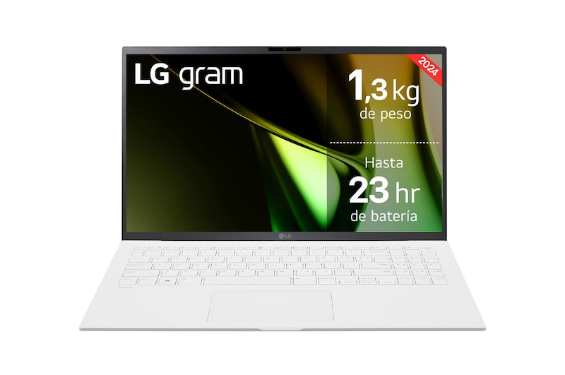 Vista frontal de Laptop ligero gram de 15 pulgadas con 32GB de RAM Intel® Core™ Ultra 7 | Windows 11, 1TB SSD 15Z90S-G