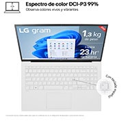 LG gram 15Z90S Windows 11 Home/ Intel Core Ultra 7/ 16GB/ 512GB SSD/ 1,2Kg/ 23h