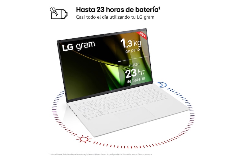 LG gram 15Z90S Windows 11 Home/ Intel Core Ultra 7/ 16GB/ 512GB SSD/ 1,2Kg/ 23h