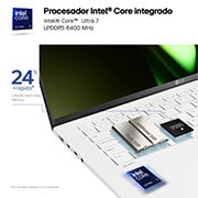 LG gram 15Z90S Windows 11 Home/ Intel Core Ultra 7/ 16GB/ 512GB SSD/ 1,2Kg/ 23h