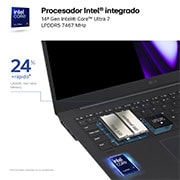 LG gram Pro 16Z90SP Windows 11 Home/ Intel®️ Core™️ Ultra 7/ 32GB/ 512GB SSD/ / 1,2Kg/ 24,5h