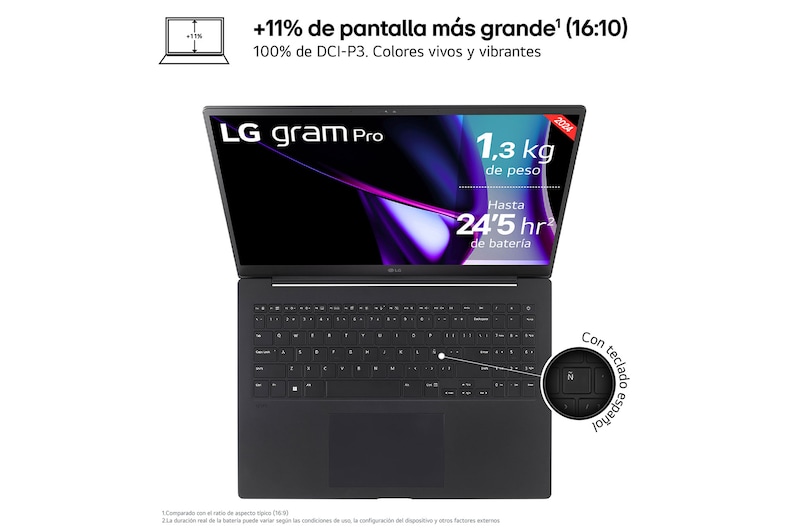 front view with disply