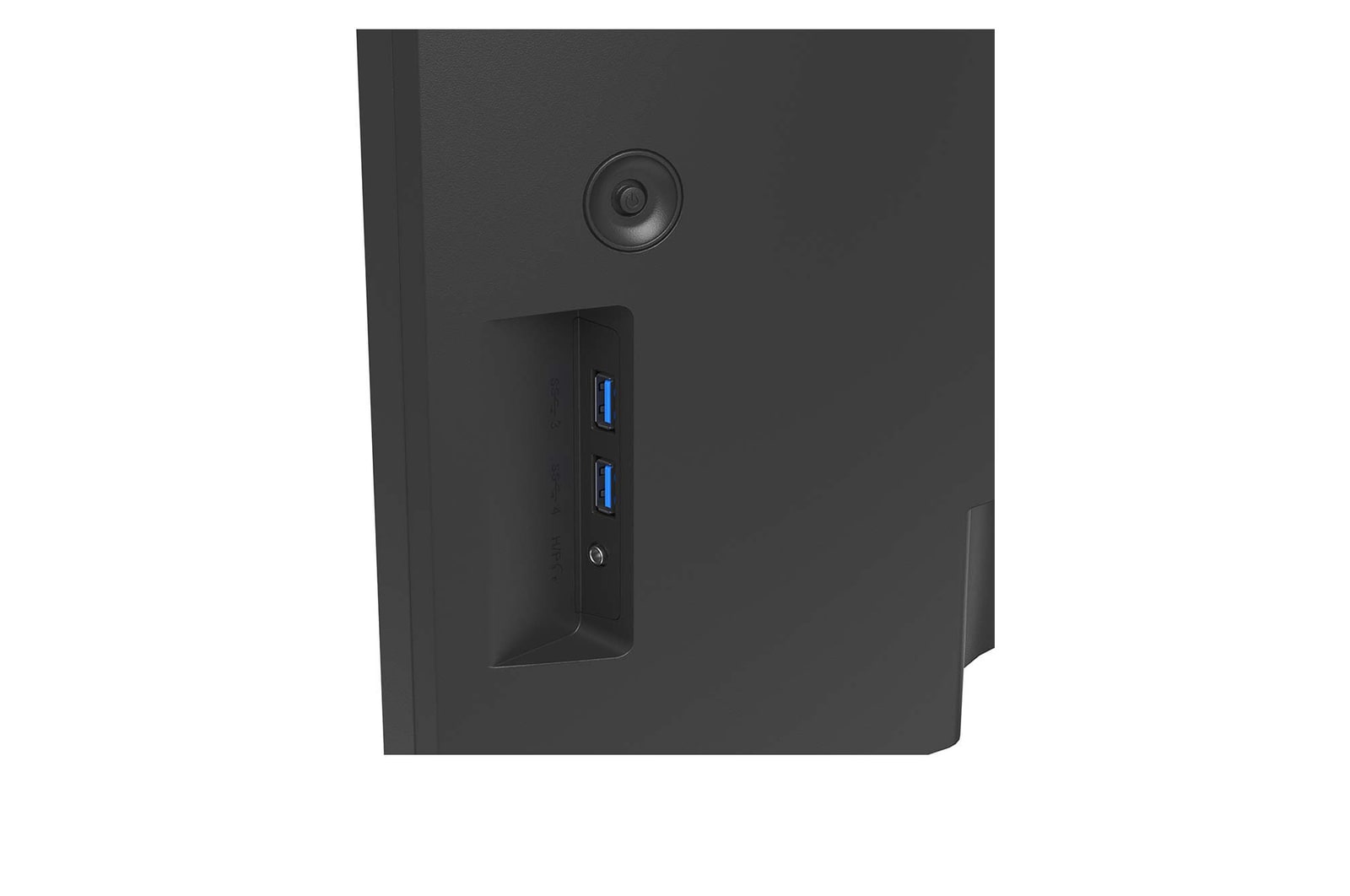 close-up view of ports