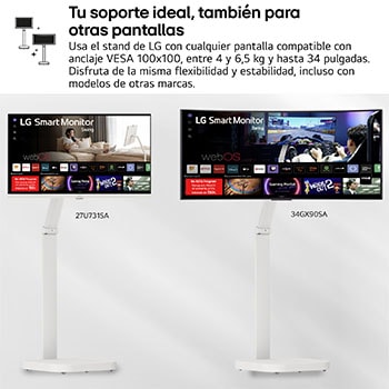 +30 degree swivel monitor top view
