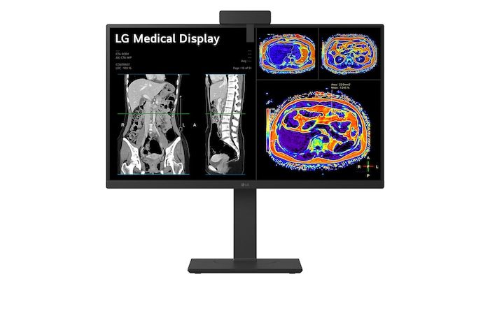 LG Monitor de revisión clínica 27", Panel IPS, 8MP, sensor de calibración desmontable, 178º Ángulo de Visión, 27HS713C-B