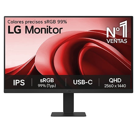 Monitor LG 24'', QHD, IPS, 100 hz, USB-C - 24U631A-B
