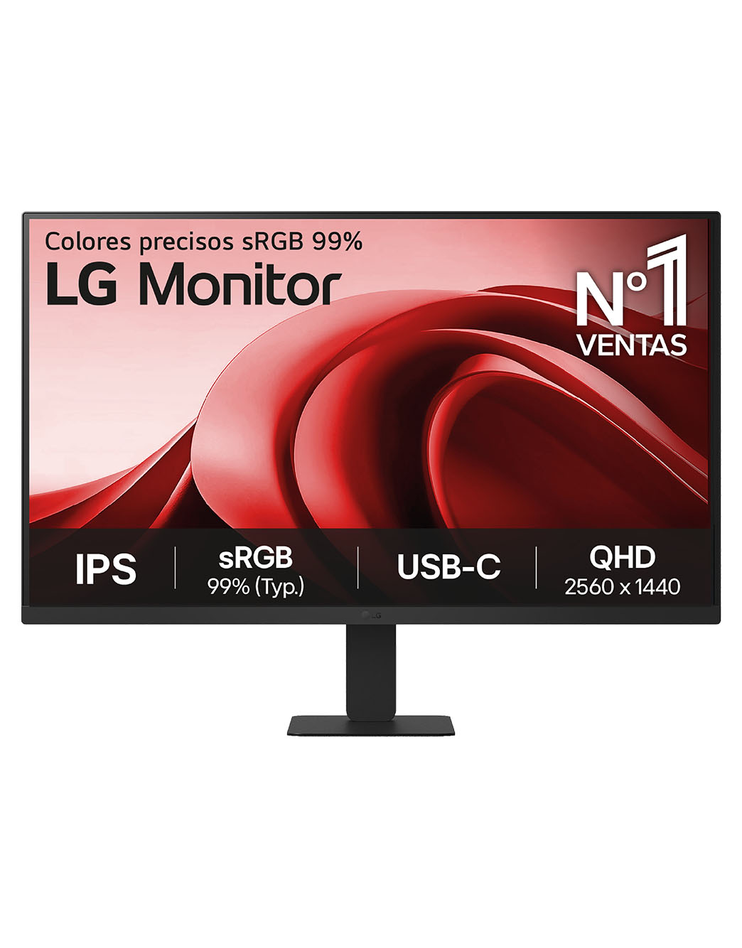 Monitor LG 27'', QHD, IPS, 100 hz, USB-C | LG ES
