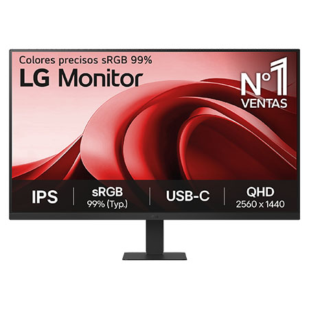 Monitor LG 32'', QHD, IPS, 100 hz, USB-C - 32U631A-B