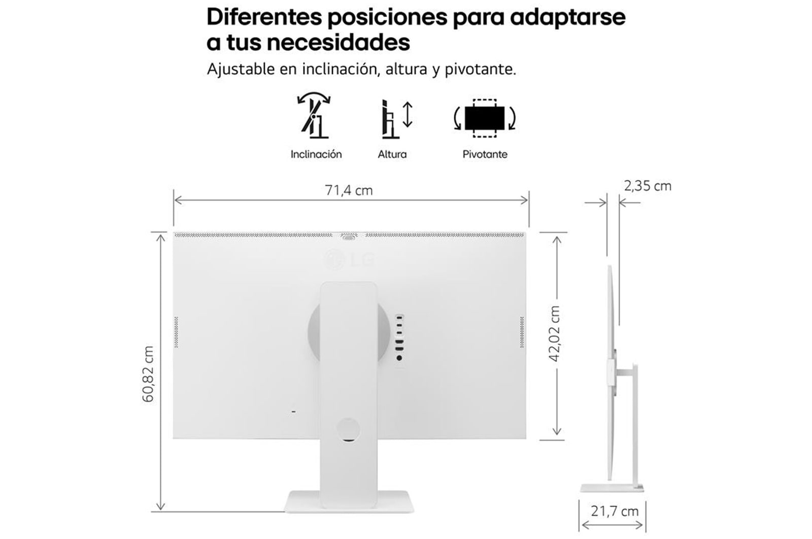 vertical front view with webcam