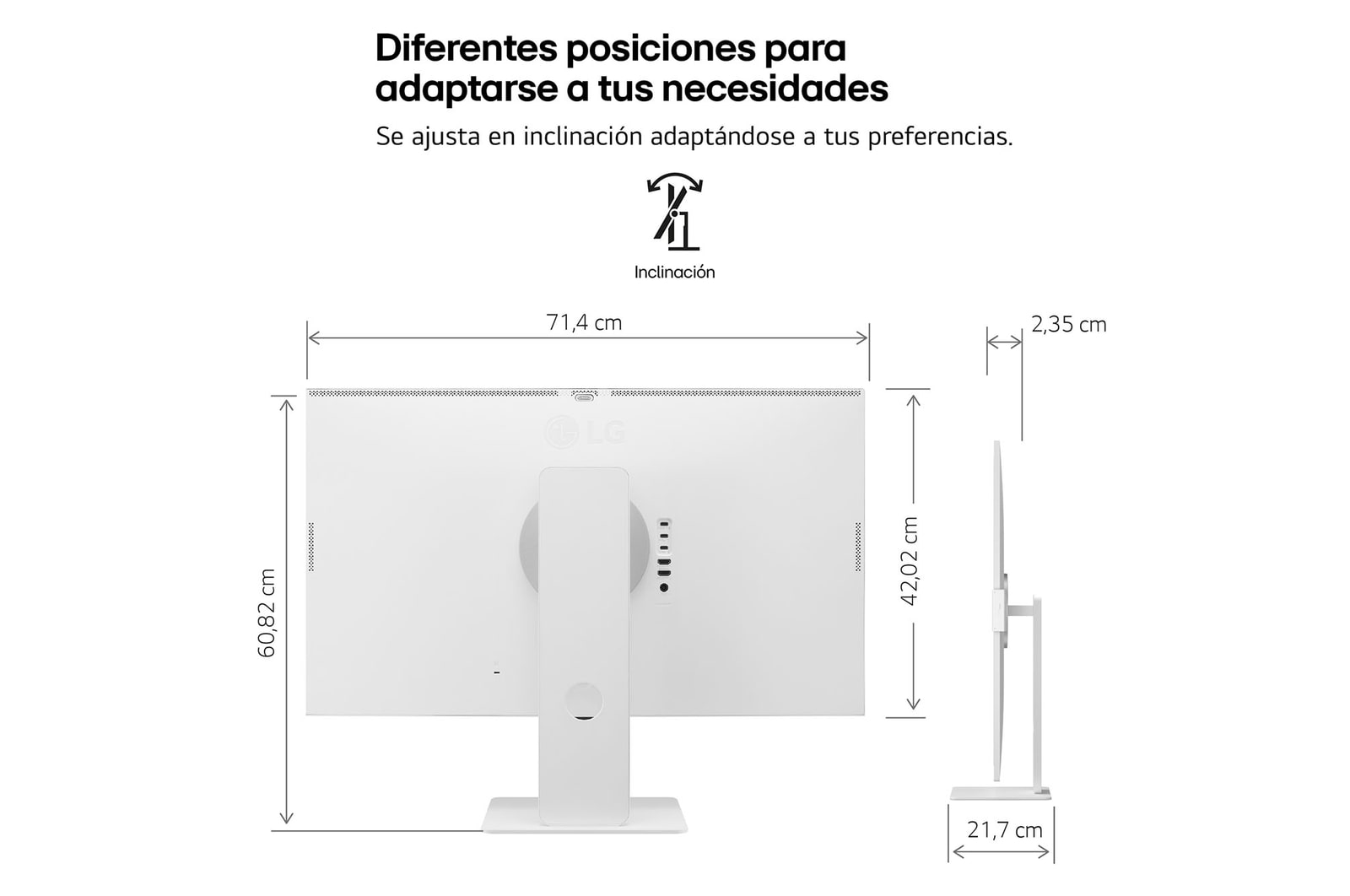 vertical front view with webcam