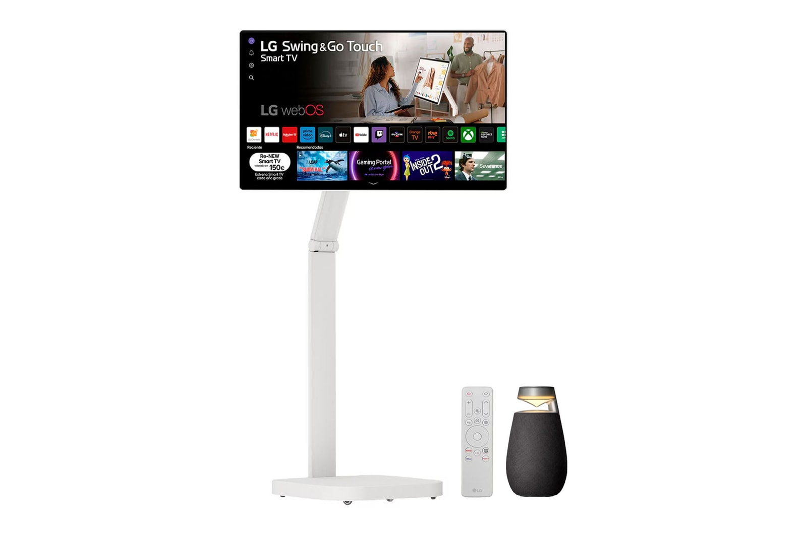 +30 degree side view with monitor height adjusted downward
