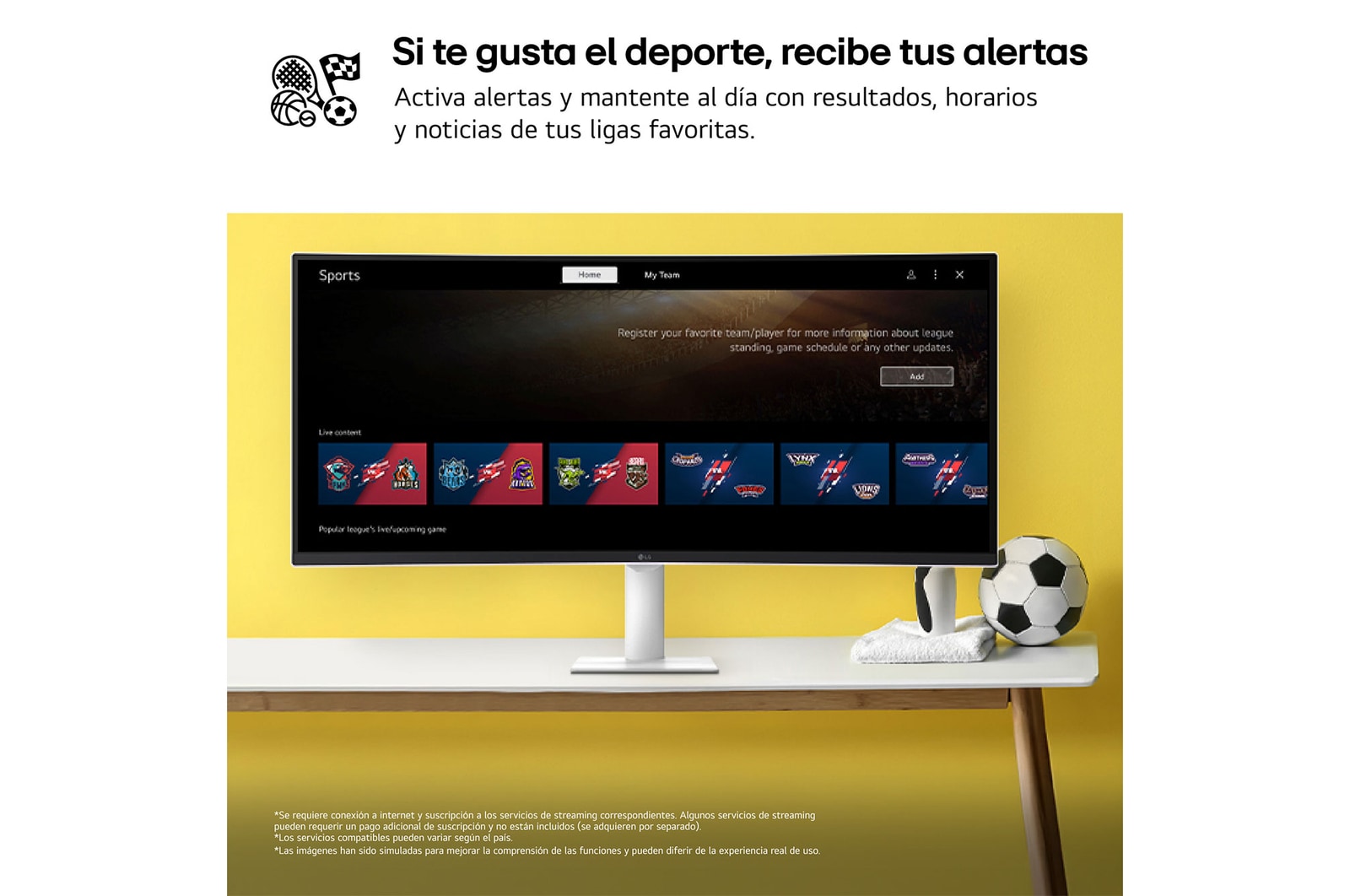 Imagen de estilo de vida si te gusta el deports