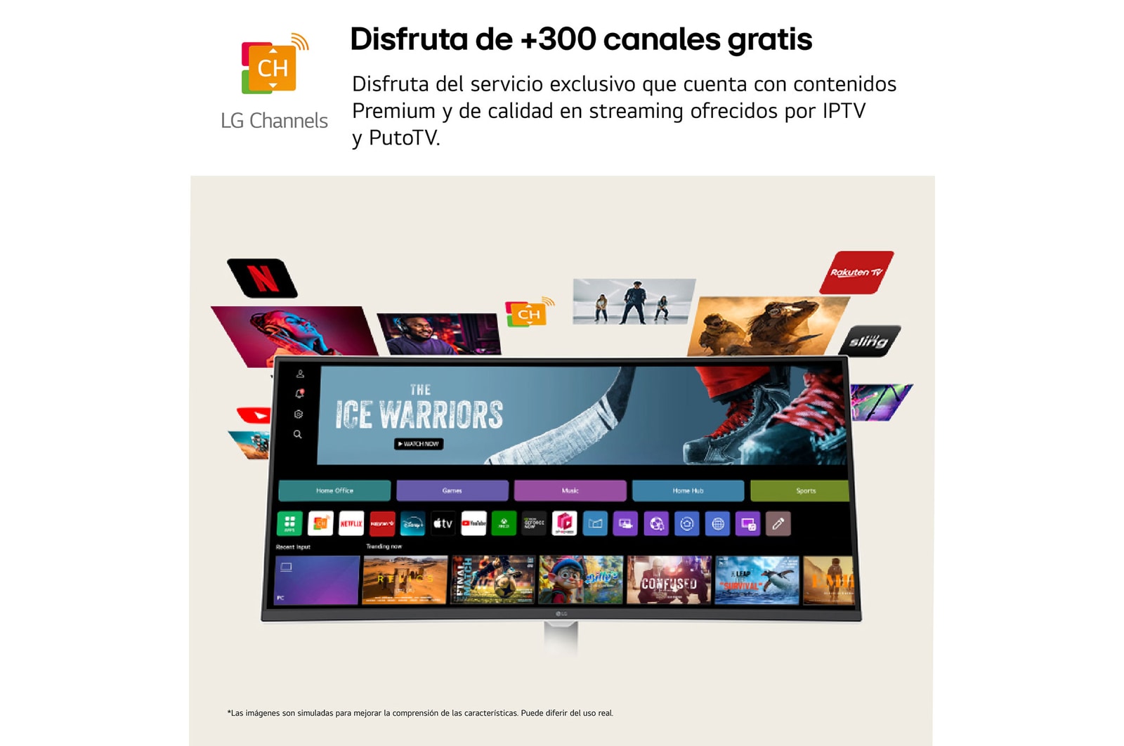 Imagen de estilo de vida Disfruta de +300 conales gratis