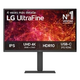 Monitor LG UltraFine 27", Pantalla IPS, 4K UHD, Negro