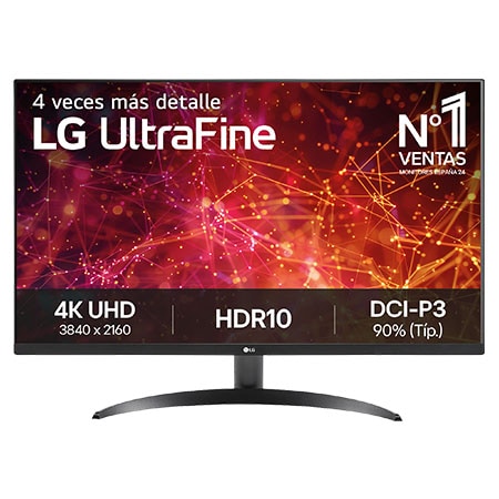 Outlet Monitor LG UltraFine 31.5'', VA, 4K UHD, Negro - 32UR500K-B.OUTLET