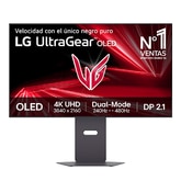 Monitor Gaming OLED LG UltraGear, 32", OLED 4K UHD (3840x2160), Display Port 2.1, DualMode (165/330Hz), 0,03 ms