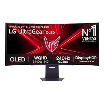 LG UltraGear 45GR95QE-B　有機el 240hz 45'' UltraGear™ OLED Curved Gaming Monitor WQHD with 240Hz