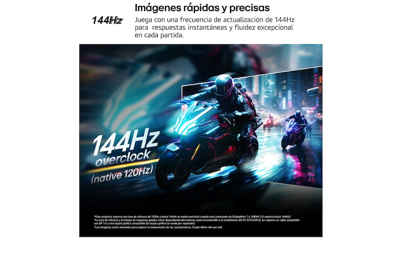 LG Monitor Gaming LG UltraGear, 27", IPS, FHD (1920x1080), 144Hz, 1 ms, 27G411AX-B.OBSPTO