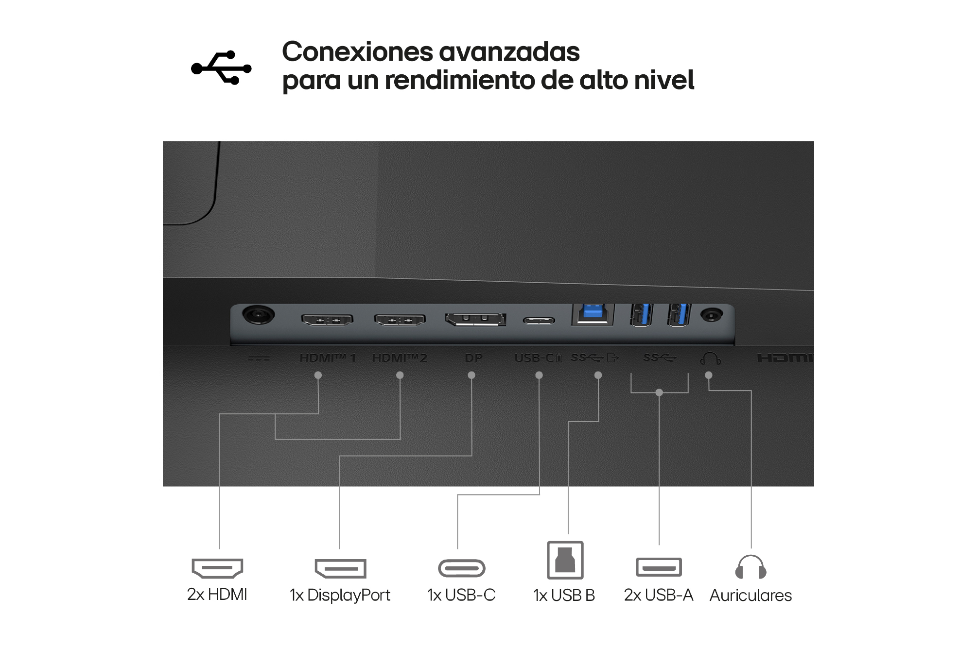 LG Outlet Monitor Gaming LG UltraGear, 27", IPS, QHD (2560X1440), 300Hz, 1 ms, 27G640A-B.OUTLET