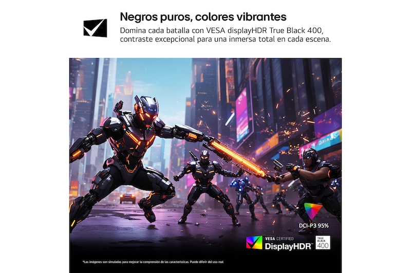 Negros puros, colores vibrantes