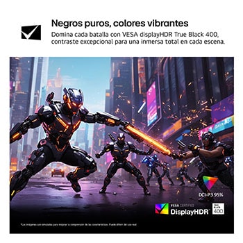 Negros puros, colores vibrantes
