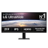 Monitor LG UltraWide 29'', IPS, UWFHD, 100 Hz, Negro
