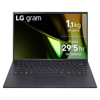 LG Portátil 14 LG gram 14Z90S, Windows 11 Home, Intel® Core™ Ultra 7, 32 GB RAM , 1TB SSD,  Pantalla IPS 1920x1200,ligero,  , 29.5 horas, AI,Negro Obsidiana, 14Z90S-G.AD78B