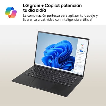 LG Portátil 14" LG gram - 14Z90S, Windows 11, Intel® Core™ Ultra 7, 16 GB RAM, 512 GB SSD, Panel IPS WUXGA (1920x1200), Ultraligero 1,1 kg,  29,5 h, Negro, 14Z90S-V.AP75B