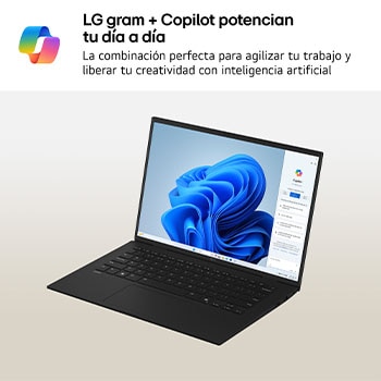 LG Portátil 16" LG gram - 16Z90T, Windows 11, Intel® Core™ Arrow Lake, 16 GB RAM, 1 TB SSD, Panel IPS WQXGA (2560x1600), Ligero 1,2 kg,  22,5 h, Negro, 16Z90T-G.AA78B
