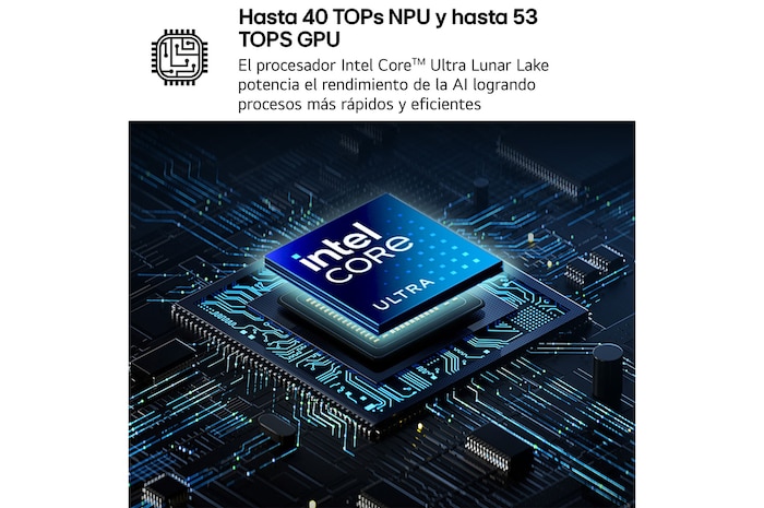 LG Portátil 16" LG gram - 16Z90TL, Windows 11, Intel® Core™ Lunar Lake, 16 GB RAM, 1 TB SSD, Panel IPS WQXGA (2560x1600), Ligero 1,2kg, 28,5 h, Negro, 16Z90TL-G.AS58B