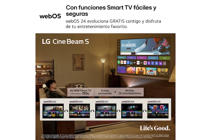 Proyector LG CineBeam - TV faciles seguaras