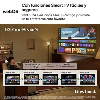Proyector LG CineBeam - TV faciles seguaras