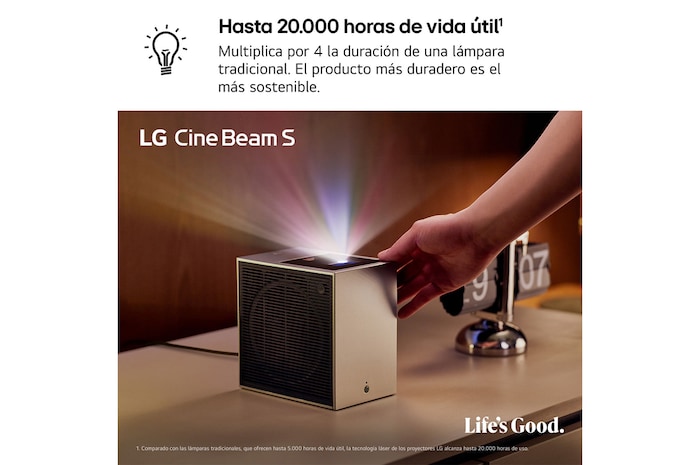 Proyector LG CineBeam - haras de vida ulil